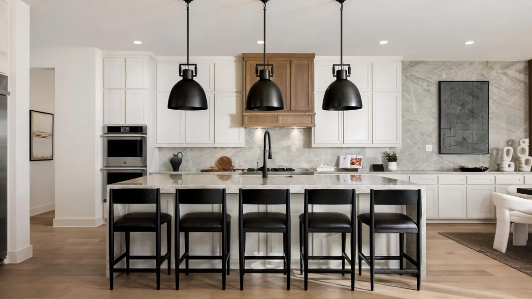 Kitchen in the Sorraia model at Dixon Estates by Toll Brothers