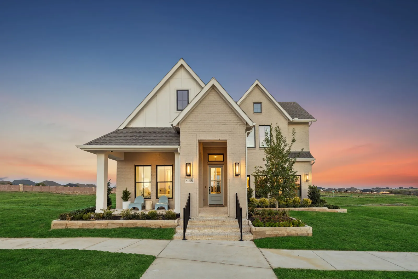 Normandy Homes Genevieve model at 15854 Mandrake Trail in Hazelwood, Frisco