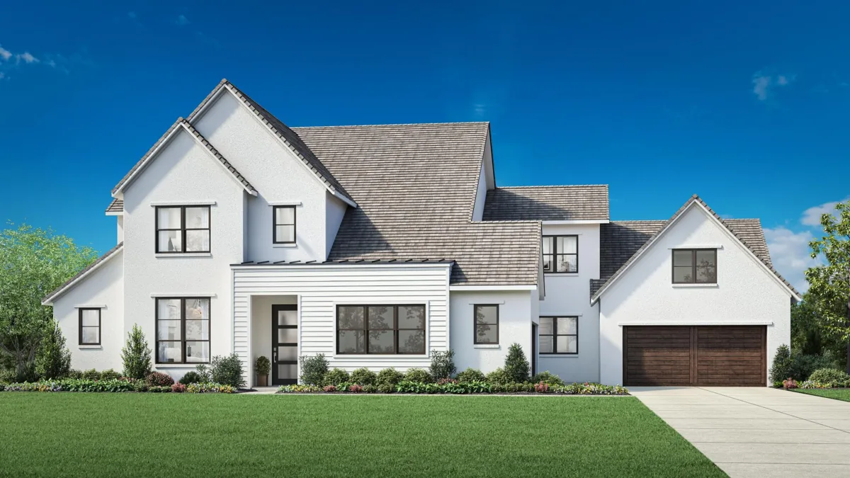 Toll Brothers rendering of the Miramare Transitional design at Town Lake at Flower Mound