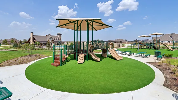 Star Trail playground pictured in Toll Brothers’ community gallery