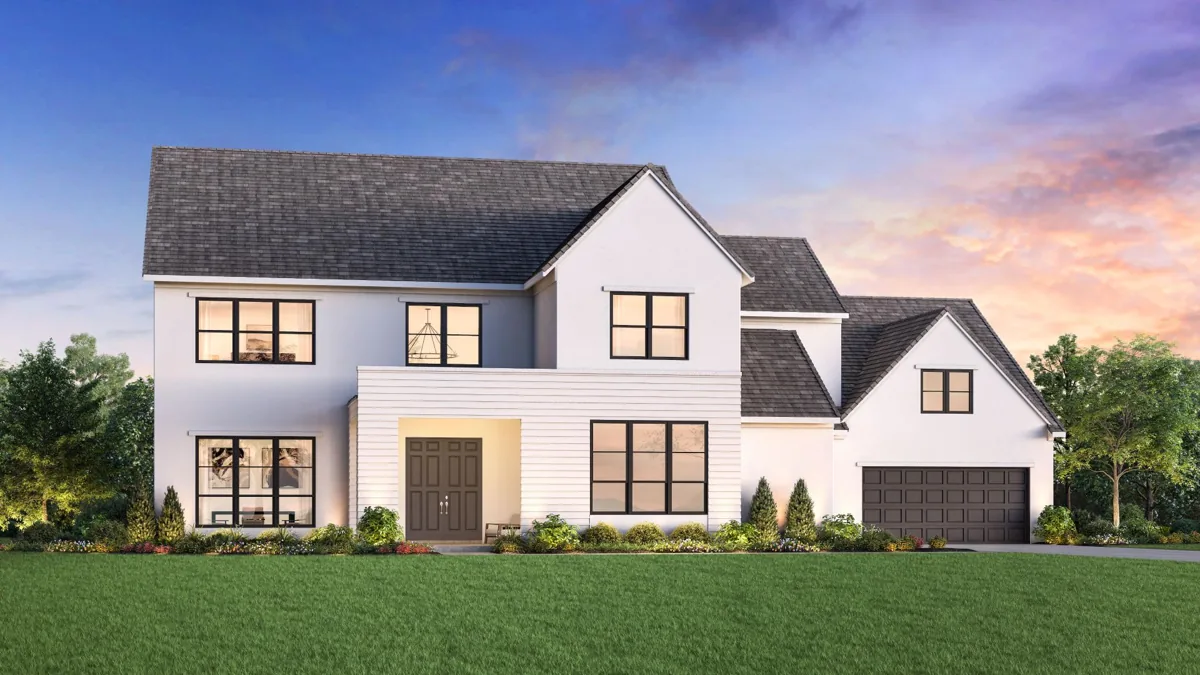 Toll Brothers rendering of the Vianden Transitional exterior