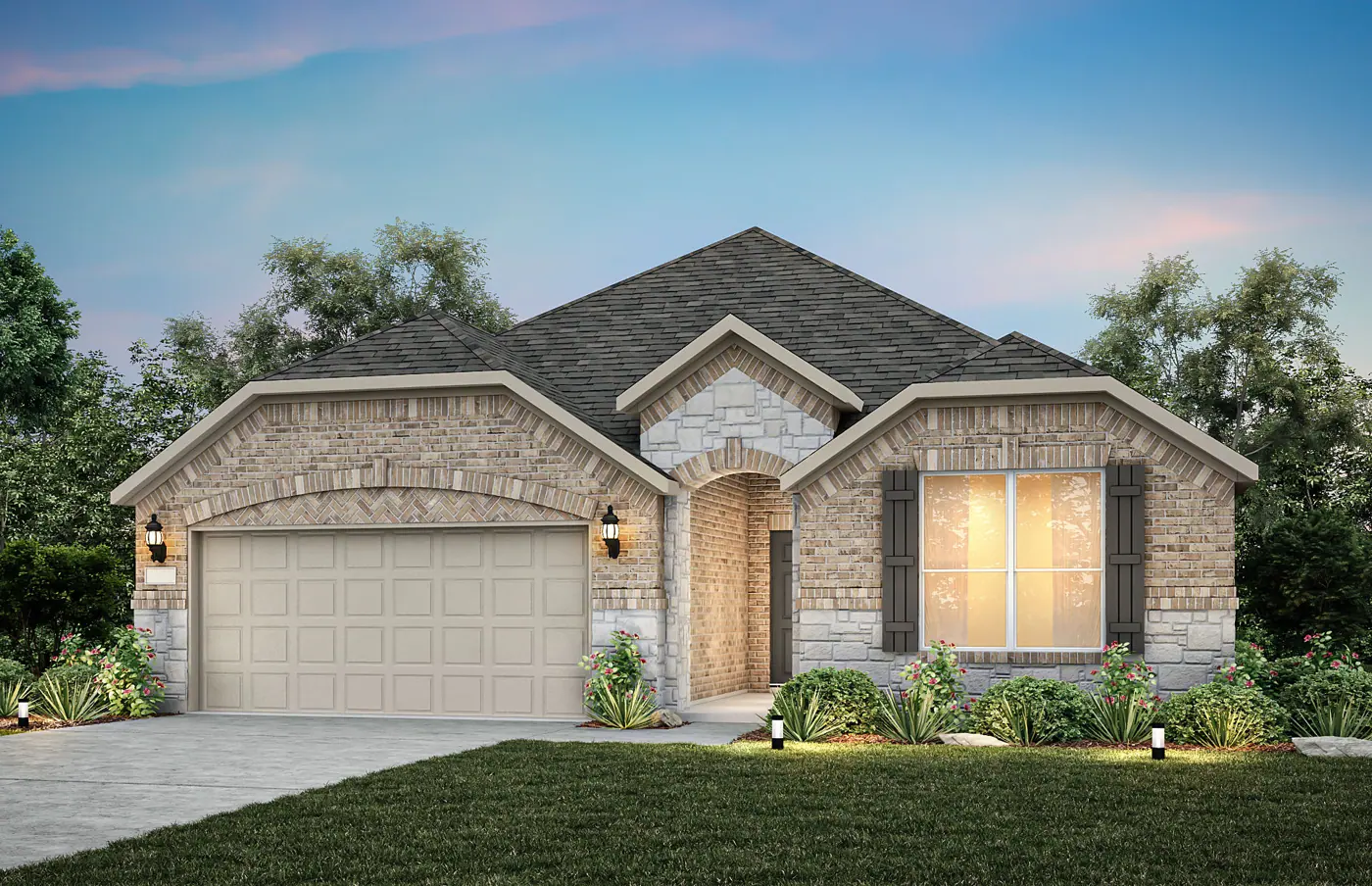 Pulte’s Blue Sky single-story exterior image