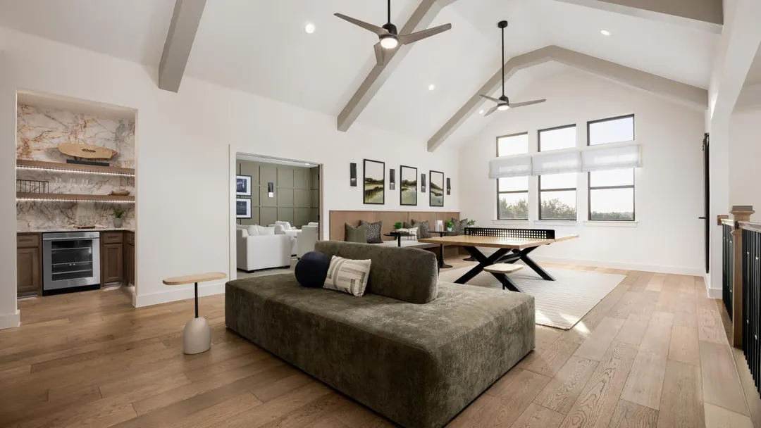 Upstairs loft and recreation space in the Dixon Estates Sorraia model