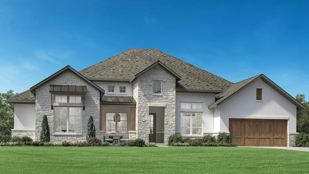 Faroe Hill Country single-story design rendering for Dixon Estates