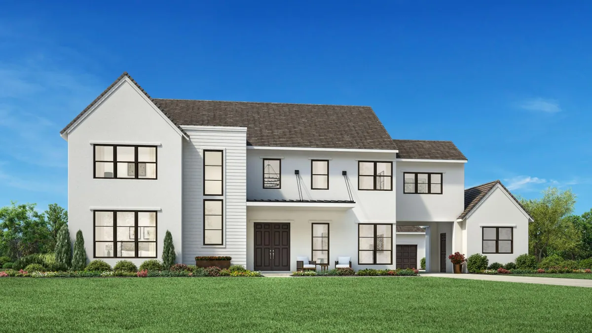 Toll Brothers rendering of the Kylemore Transitional exterior