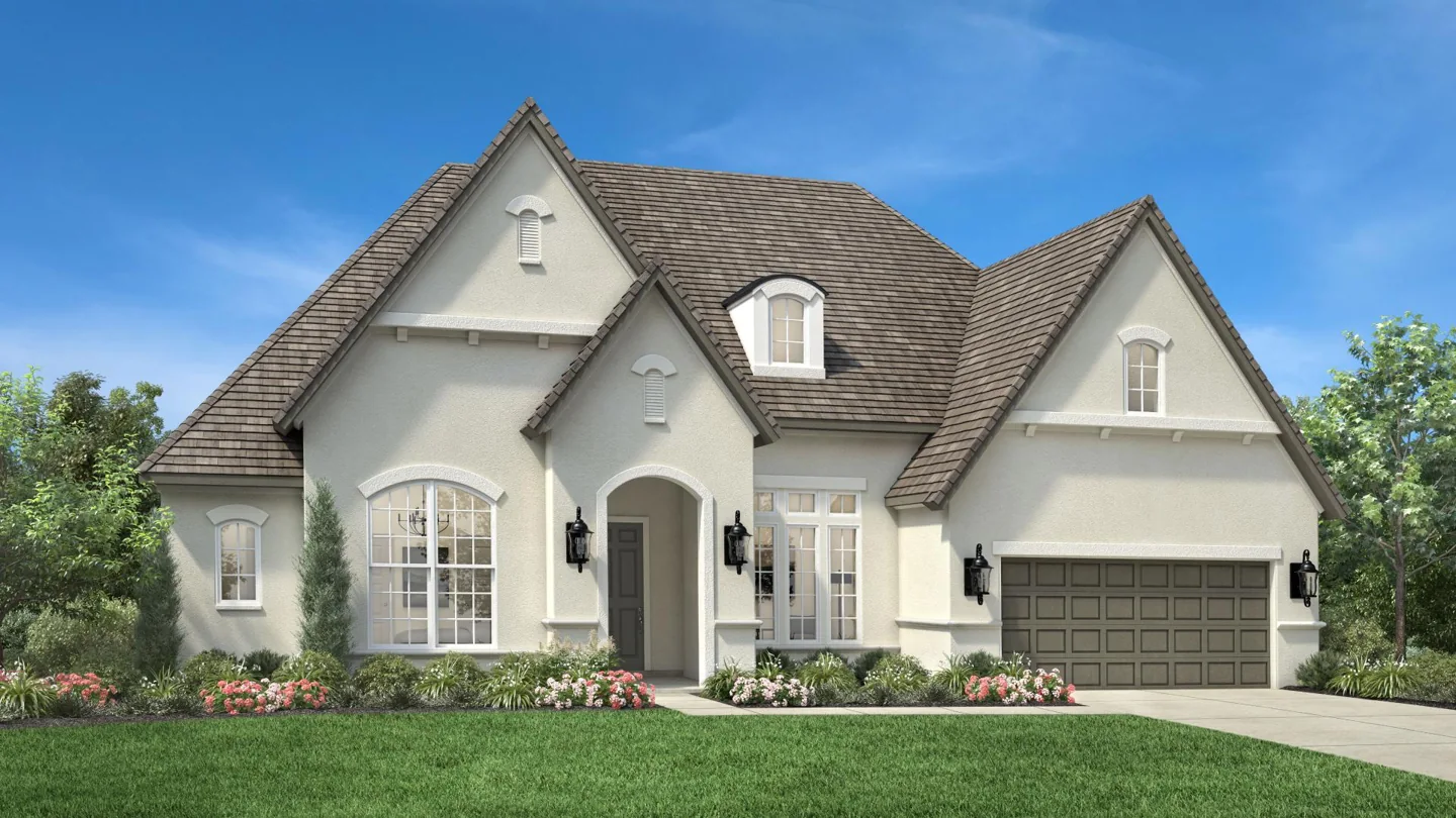 Toll Brothers rendering of the single-story Emery Chateau exterior