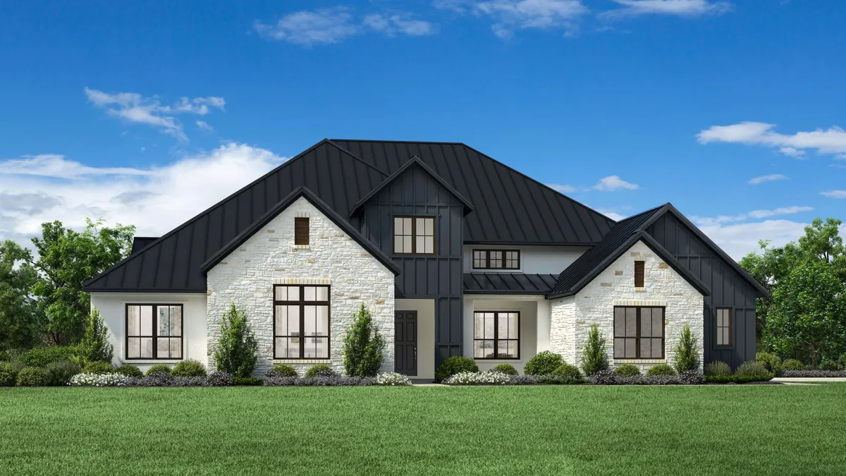 Toll Brothers rendering of Bamburgh Farmhouse in Bristol Valley’s Manor Collection
