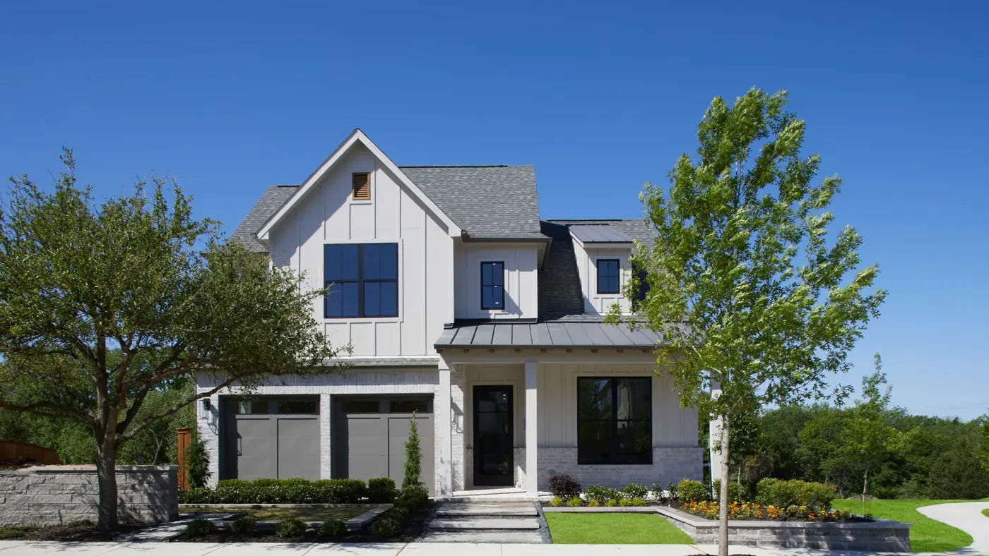 Home exterior pictured in Shaddock Homes’ official Aster Park gallery