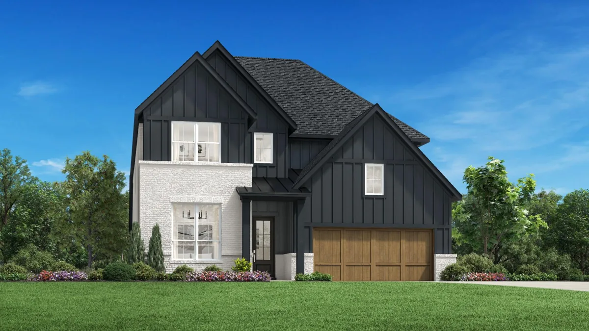 Toll Brothers rendering of Percival Modern Farmhouse in the Ridge Collection